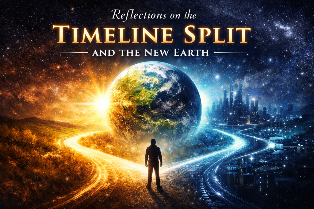 Reflections on Christopher August’s “The Timeline Split and the New Earth”
